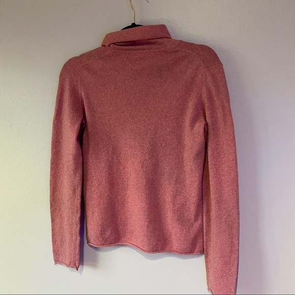 J Crew Pink Turtleneck Super Soft - Picture 4 of 5